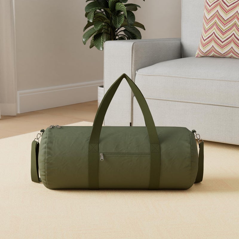Vorspack Duffel Bag 24 Inches Foldable Lightweight Gym Bag with Inner Pocket for Travel Sports - Green - Image 2